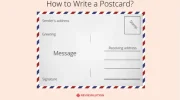 How to write a reply to a postcard